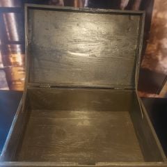 42.5x28x16 cm. Vintage Ahşap Kutu Modeli