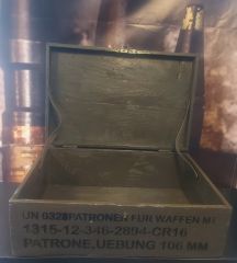 42.5x28x16 cm. Vintage Ahşap Kutu Modeli