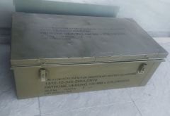 90x48x32 cm. Vintage Metal Sandık Modeli