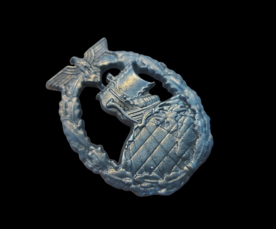 4.5x5 cm. Ww2 Alman Deniz Kuvvetleri Açık Deniz Filosu Metal Brove