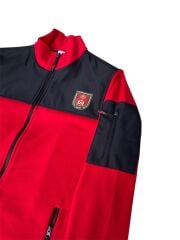 Kara Harp Okulu Kırmızı Polar Mont Unisex (L Beden)