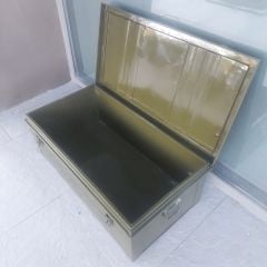 90x48x32 cm. Vintage Metal Sandık Modeli
