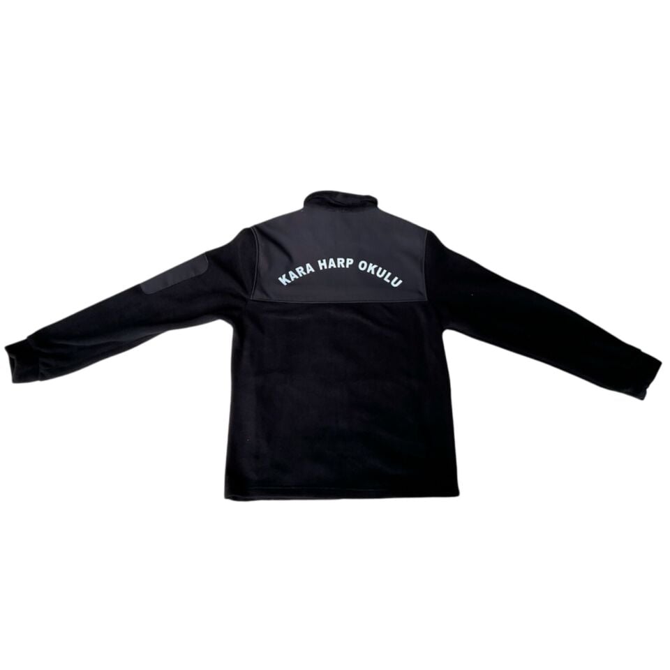 Kara Harp  Okulu Siyah Polar Mont Unisex ( M Beden)
