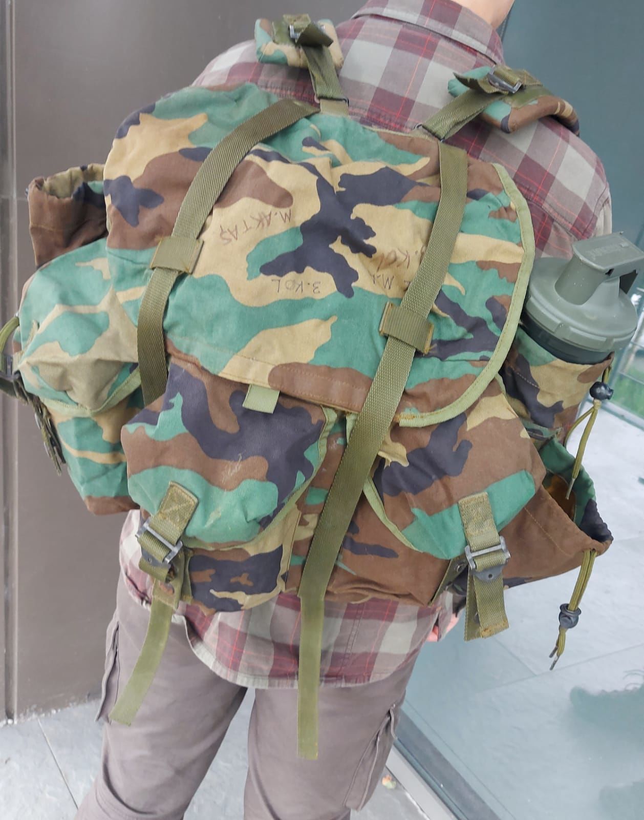 Kamuflaj Askeri Sırt Çantası Modeli