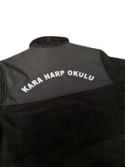 Kara Harp Okulu Siyah Polar Mont Unisex (L Beden)