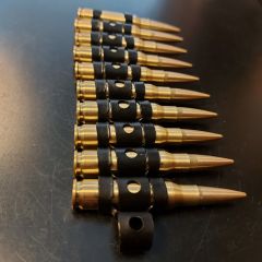 7.62x51 mm.  Dekoratif 10'lu Şerit