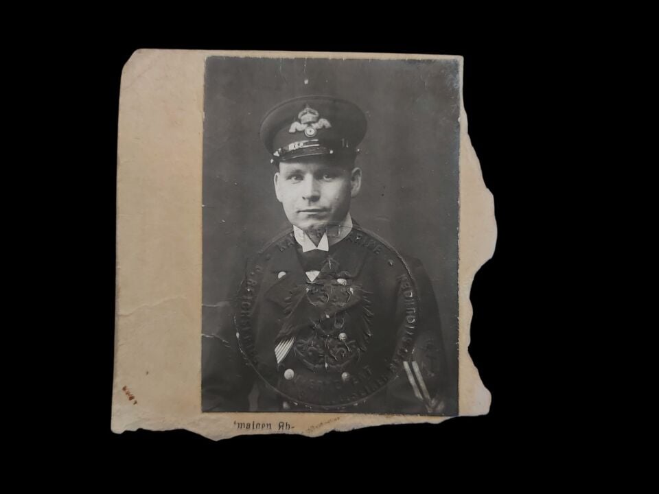 5x7 cm. Ww1  Öncesi Alman İmp. Dönemine Ait Damgalı Fotoğraf