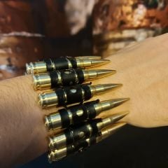 7.62x51 mm. Dekoratif 15'li Şerit-Bileklik