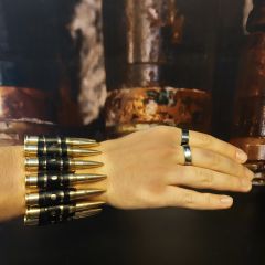 7.62x51 mm. Dekoratif 15'li Şerit-Bileklik