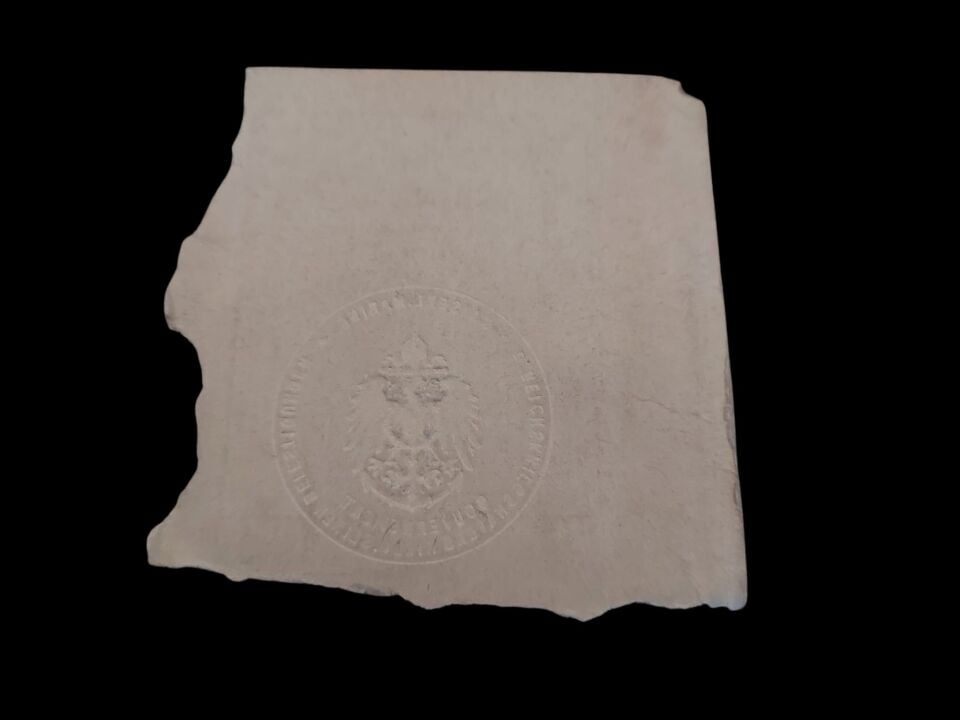 5x7 cm. Ww1  Öncesi Alman İmp. Dönemine Ait Damgalı Fotoğraf