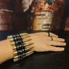 7.62x51 mm. Dekoratif 15'li Şerit-Bileklik