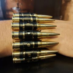 7.62x51 mm. Dekoratif 15'li Şerit-Bileklik