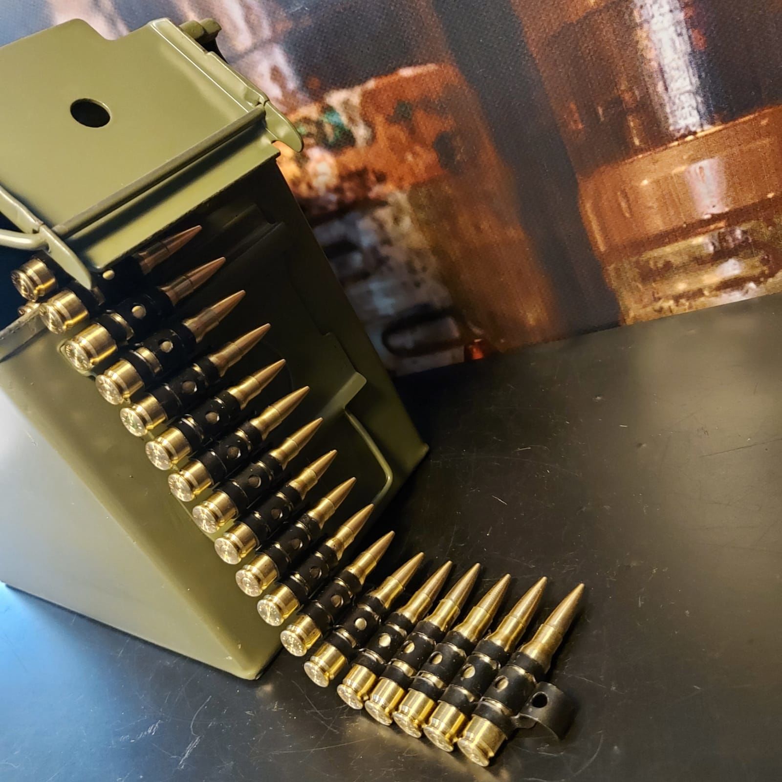 7.62x51 mm. Dekoratif 20'li Şerit