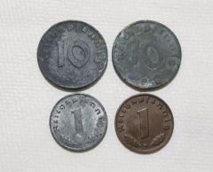 Nazi Almanyası Madeni Para Lotu