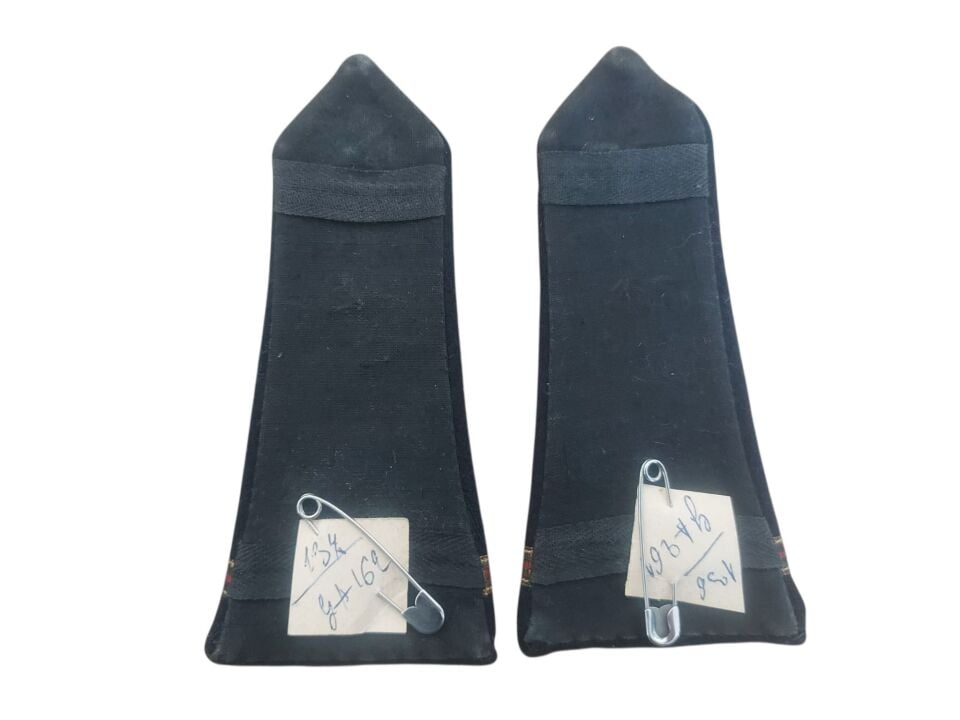 13.5 cm. Soğuk Savaş Sonrası Modern Dönem Fransız Donanması (Marine Nationale) Harici Apolet-2 (Çift Olarak)