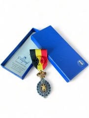 Orjinal Kutusunda Belçika Üstün Hizmet Madalyası