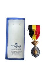Orjinal Kutusunda Belçika Üstün Hizmet Madalyası