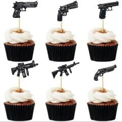 24 Adet Capcake-Pasta Süsleri