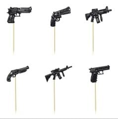 24 Adet Capcake-Pasta Süsleri