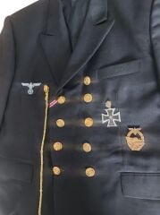 Ww2 Dönemi Alman Denizci Subay Ceket (L-XL Beden)(Replika Ürün)