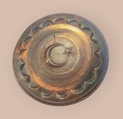 33 cm. Çap Bakır Duvar Tabağı