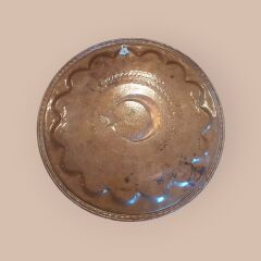 33 cm. Çap Bakır Duvar Tabağı