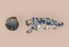 Vintage Broş ve Yüzük Seti