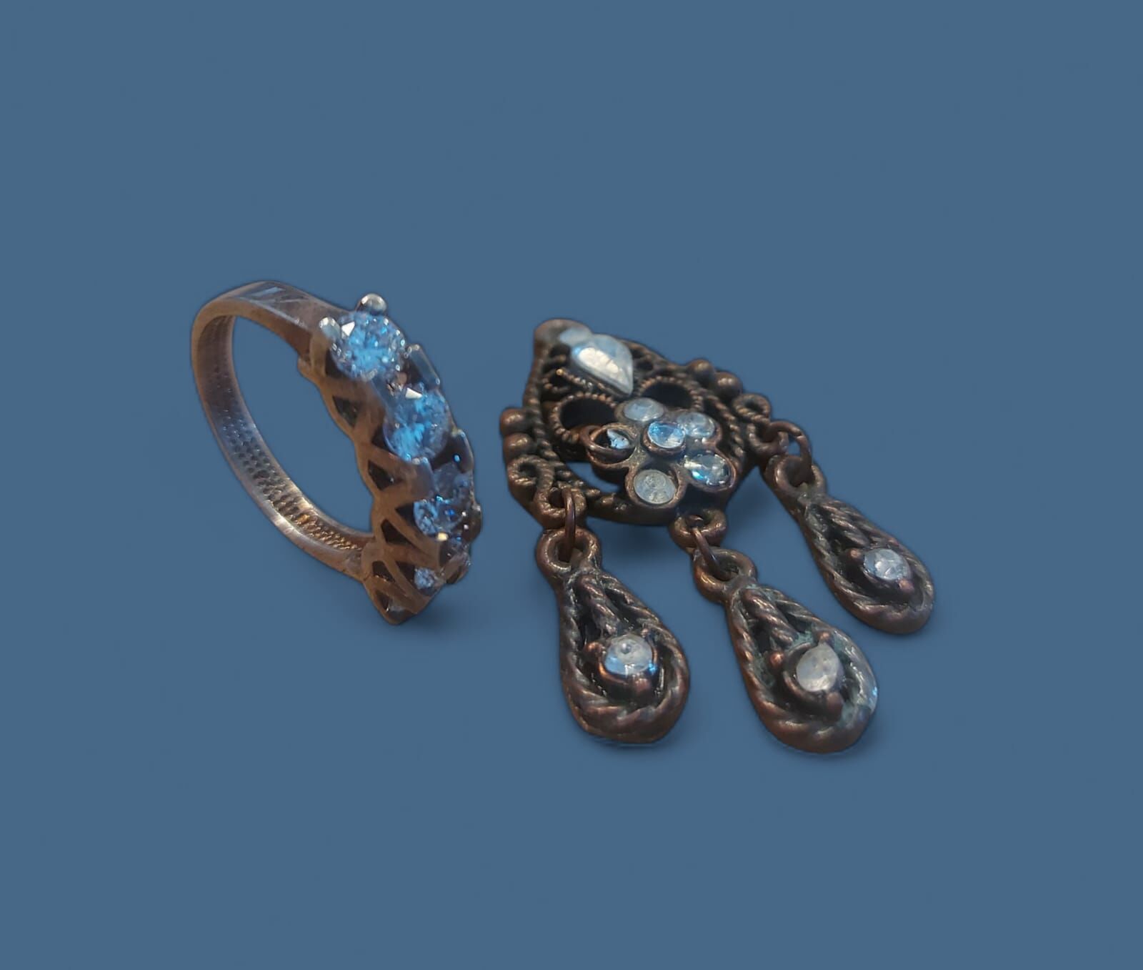 Vintage Yüzük ve Kolye Ucu