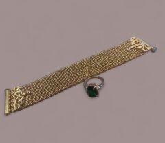 Vintage Bileklik ve Yüzük Seti