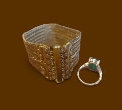 Vintage Bileklik ve Yüzük Seti