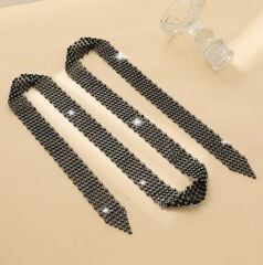 Donna Rhinestone Taşlı Zarif Kadın Kolye Modeli