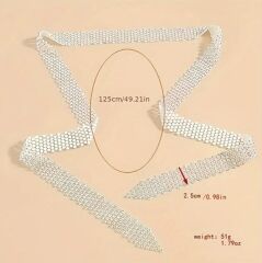 Donna Rhinestone Taşlı Zarif Kadın Kolye Modeli