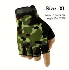 Anti-Slip ve Aşınmaya Dayanıklı Dış Mekan Bisiklet Eldiveni Unisex (XL Beden-Çift)