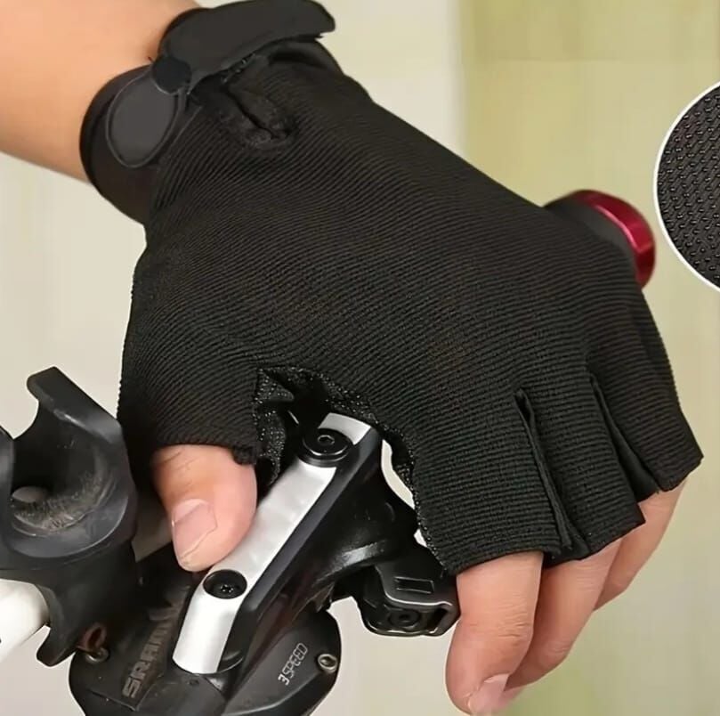 Anti-Slip ve Aşınmaya Dayanıklı Dış Mekan Bisiklet Eldiveni Unisex (XL Beden-Çift)