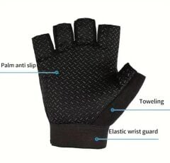 Anti-Slip ve Aşınmaya Dayanıklı Dış Mekan Bisiklet Eldiveni Unisex (XL Beden-Çift)