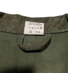Çek Ordusu M92  Orman Kamuflajı Ceket  Unisex (L Beden)
