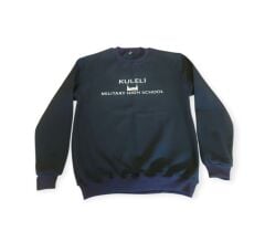 Lacivert Renk Kuleli Sweatshirt 3 İplik Unisex (L-XL Beden)