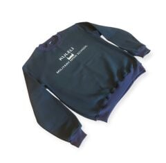 Lacivert Renk Kuleli Sweatshirt 3 İplik Unisex (L-XL Beden)