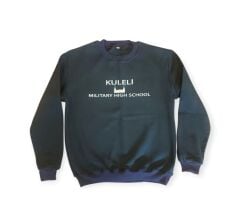 Lacivert Renk Kuleli Sweatshirt 3 İplik Unisex (L-XL Beden)