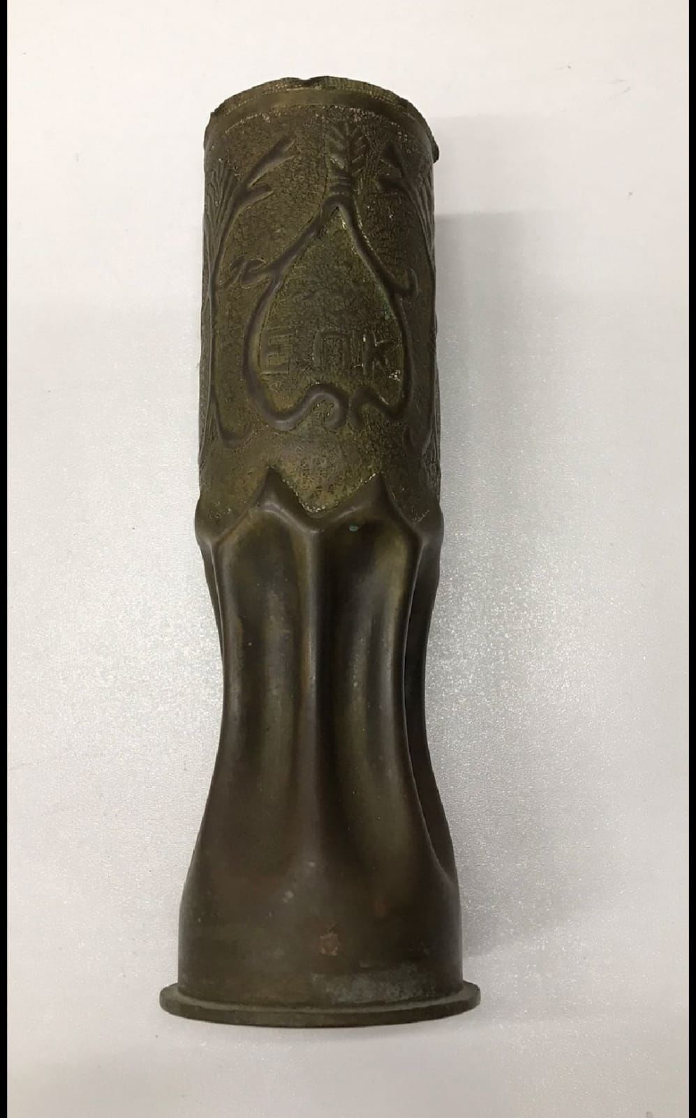 1918 Yunan El Kazıma Mevzi Sanatı Kovan 27 cm.