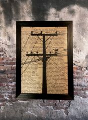 45.5x 57 cm. Camsız Tablo Modeli