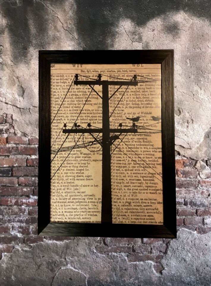 45.5x 57 cm. Camsız Tablo Modeli