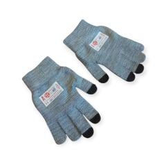 Gri Renk Yün Eldiven Unisex (Ww2 N.Almanyası Damgalı)