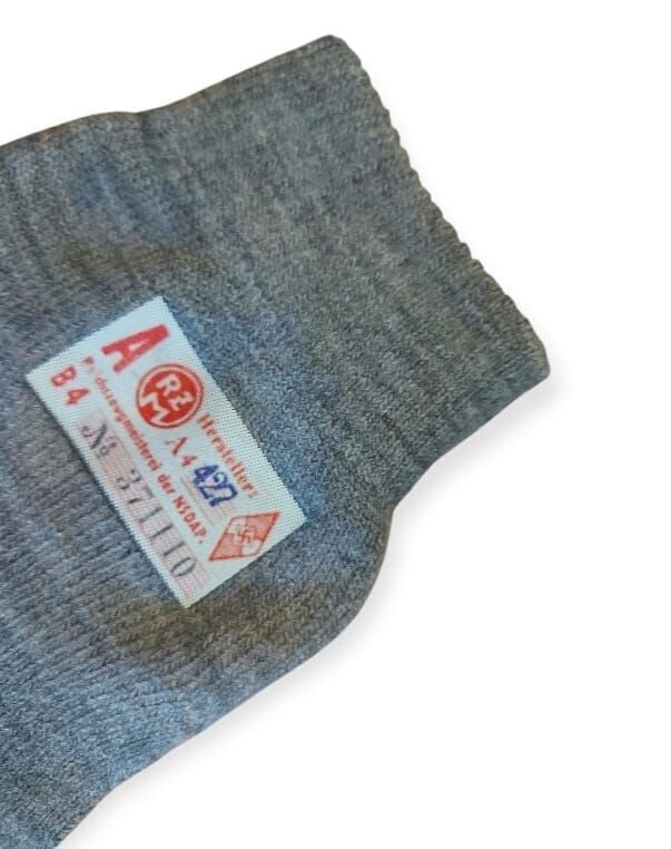 Gri Renk Yün Eldiven Unisex (Ww2 N.Almanyası Damgalı)