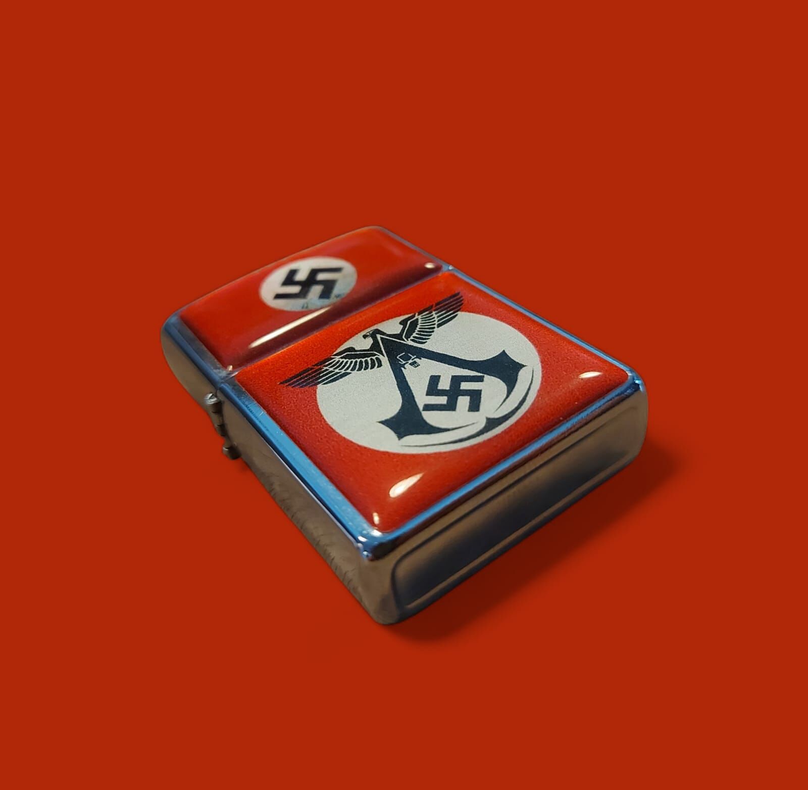 NZ.Amblemli Benzinli Çakmak Modeli (Çalışır Durumda)