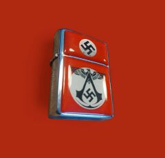 NZ.Amblemli Benzinli Çakmak Modeli (Çalışır Durumda)