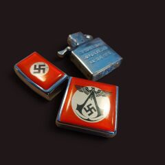 NZ.Amblemli Benzinli Çakmak Modeli (Çalışır Durumda)