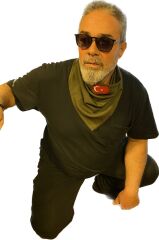 65x65 cm. Haki Bandana