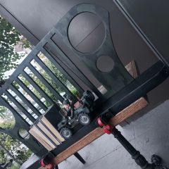 Ahşap Jeep Kitaplık Organizer Modeli