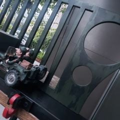 Ahşap Jeep Kitaplık Organizer Modeli